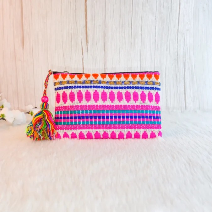 HandCrafted Multipurpose Pouch|Pack of 6| Vibrant