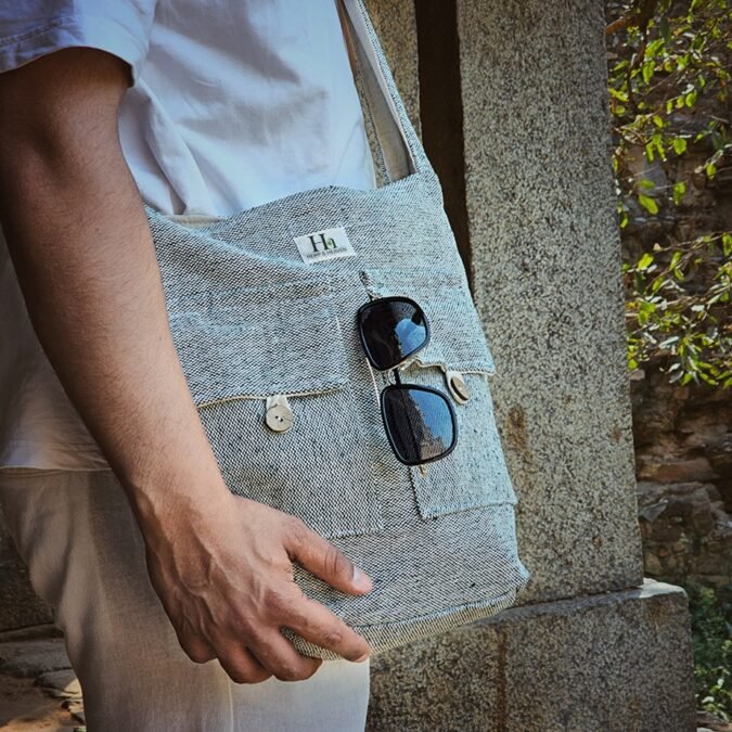 Hemp Messenger Bag | Eco-Savvy. Effortless Chic.