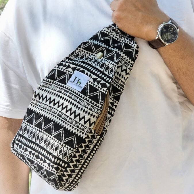 Hemp Crossbody Shoulder messenger bag| Boho