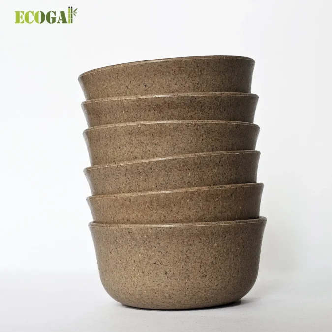 Eco-Friendly Small Curry Bowls |Rice Husk & Bamboo Fibers Made