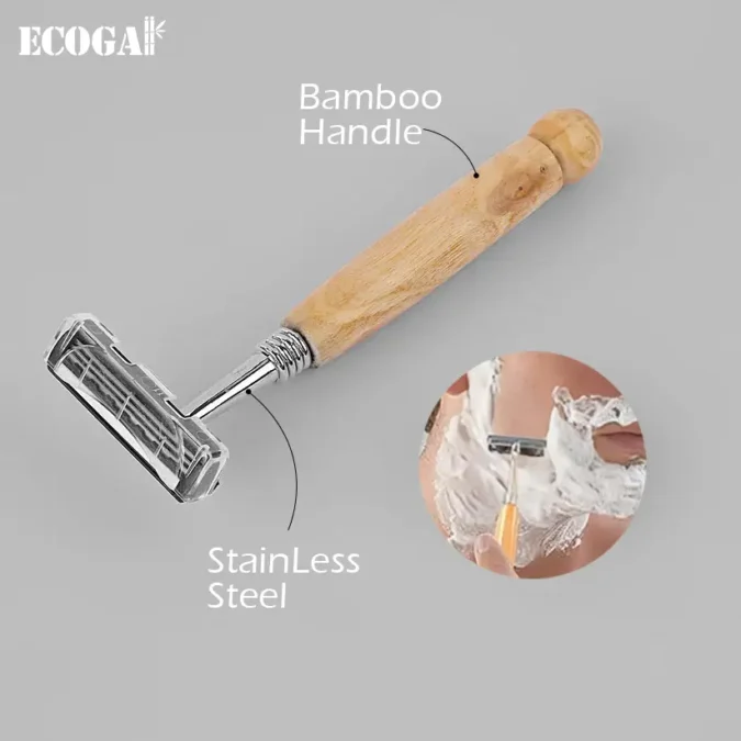 Bamboo Razor with wheat straw head