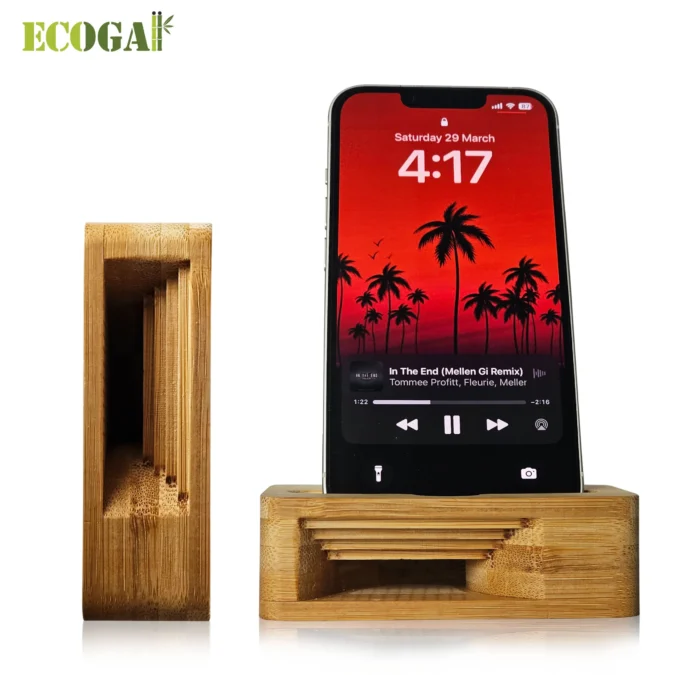 Bamboo Amplifier Mobile Stand