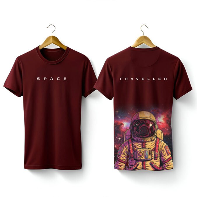 Explore in Comfort: Space Traveller Graphic Tee